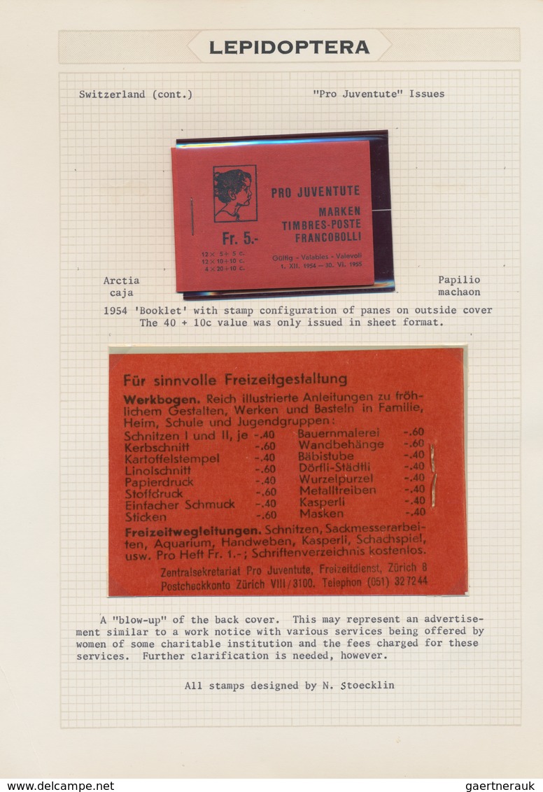 Thematik: Tiere-Schmetterlinge / Animals-butterflies: 1950/1990 (ca.), Balance On Stocksheets/loose - Mariposas