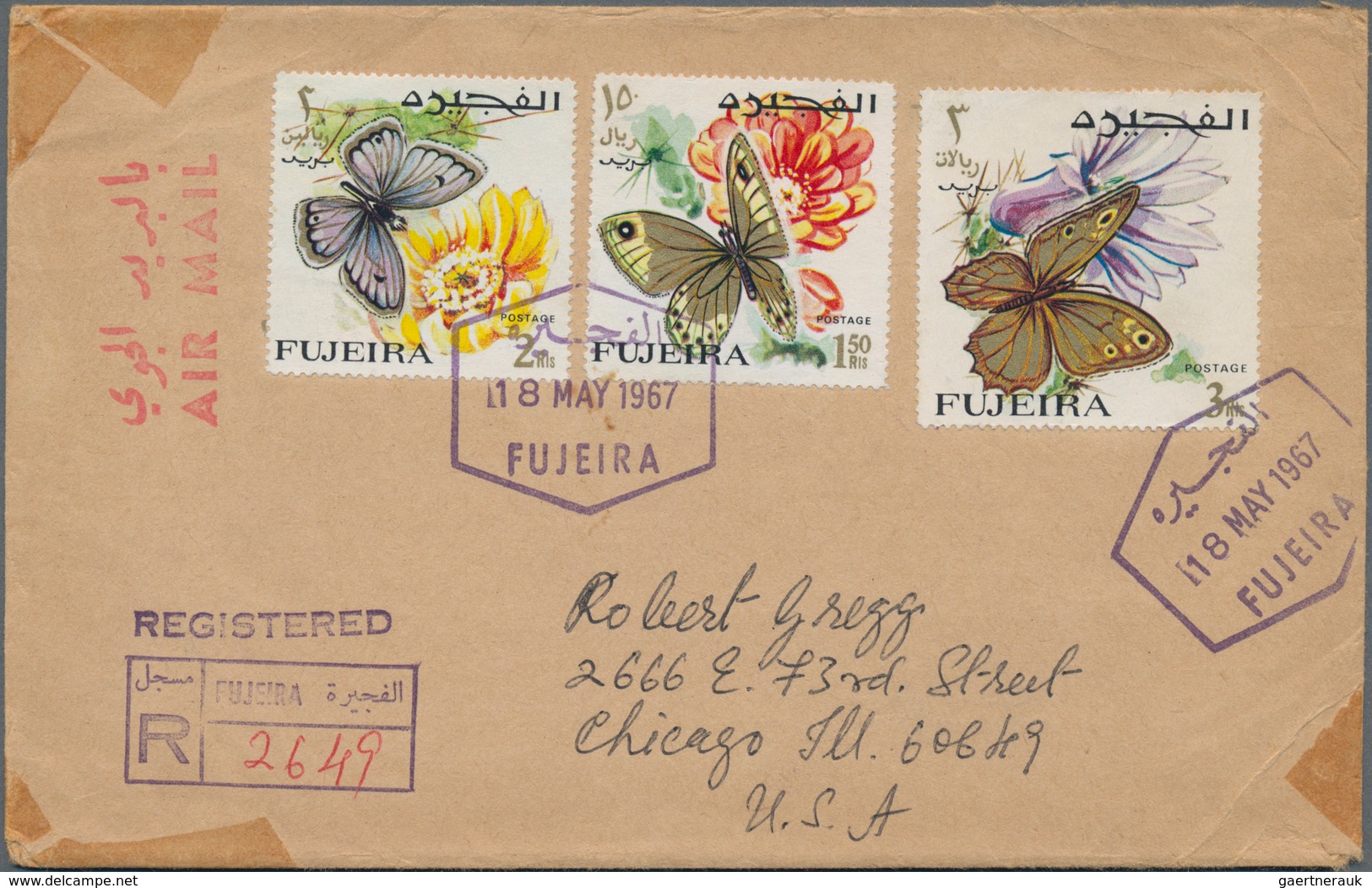 Thematik: Tiere-Schmetterlinge / Animals-butterflies: 1950/2000 (ca.), Holding Of Apprx. 500+ Covers - Mariposas