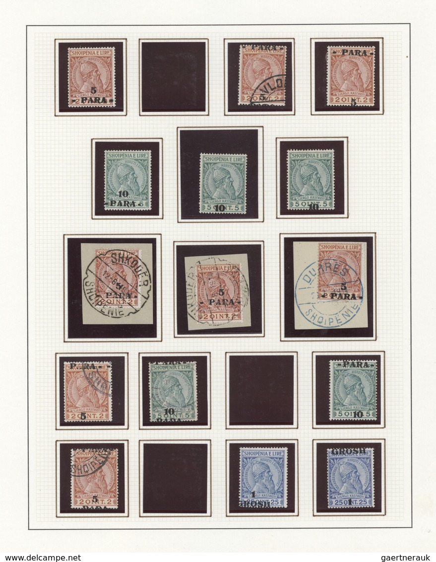 Albanien: 1913-95, Collection in three albums starting Turkey overprints (few doubtful), early Alban