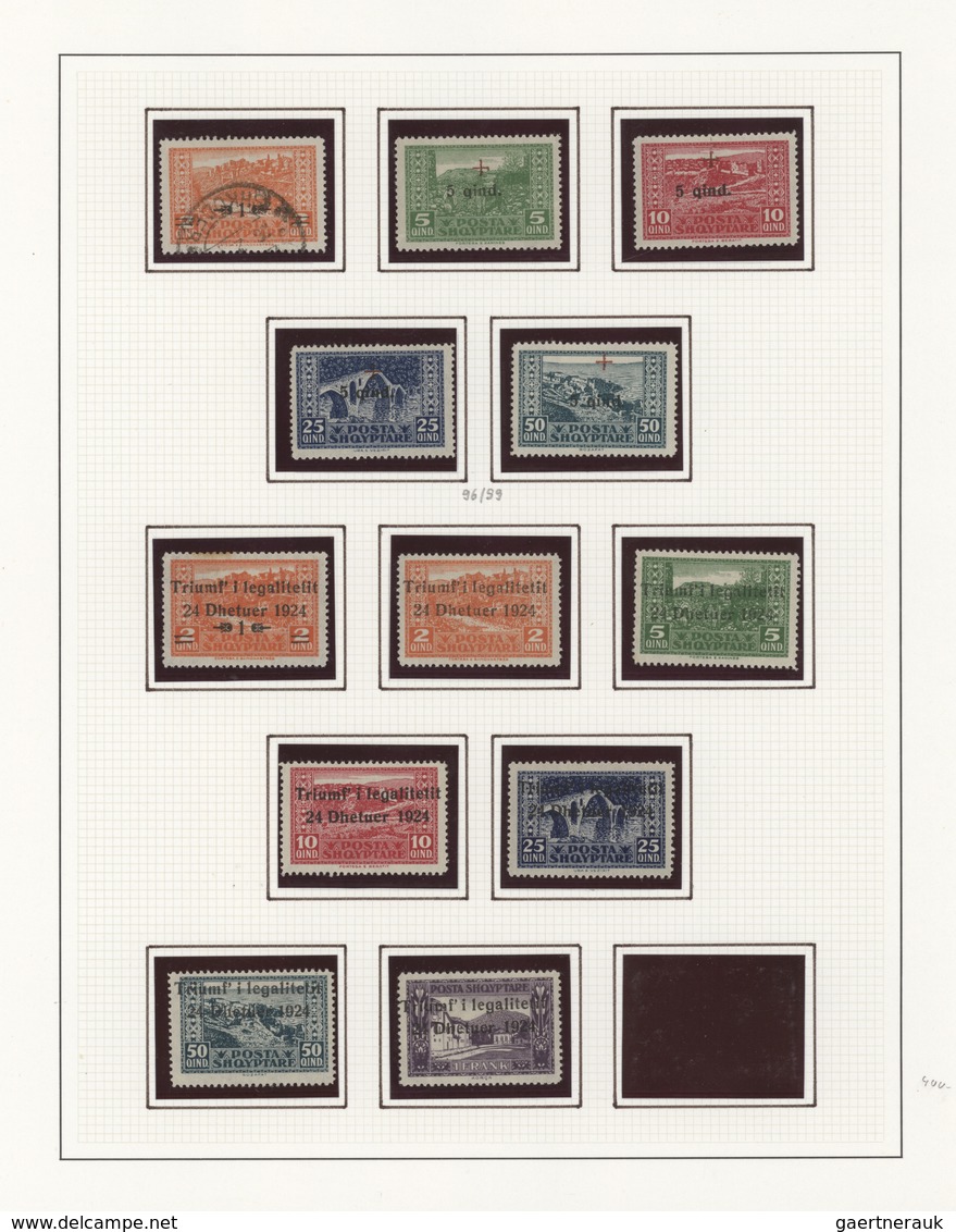 Albanien: 1913-95, Collection in three albums starting Turkey overprints (few doubtful), early Alban