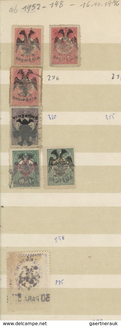 Albanien: 1913-95, Collection in three albums starting Turkey overprints (few doubtful), early Alban
