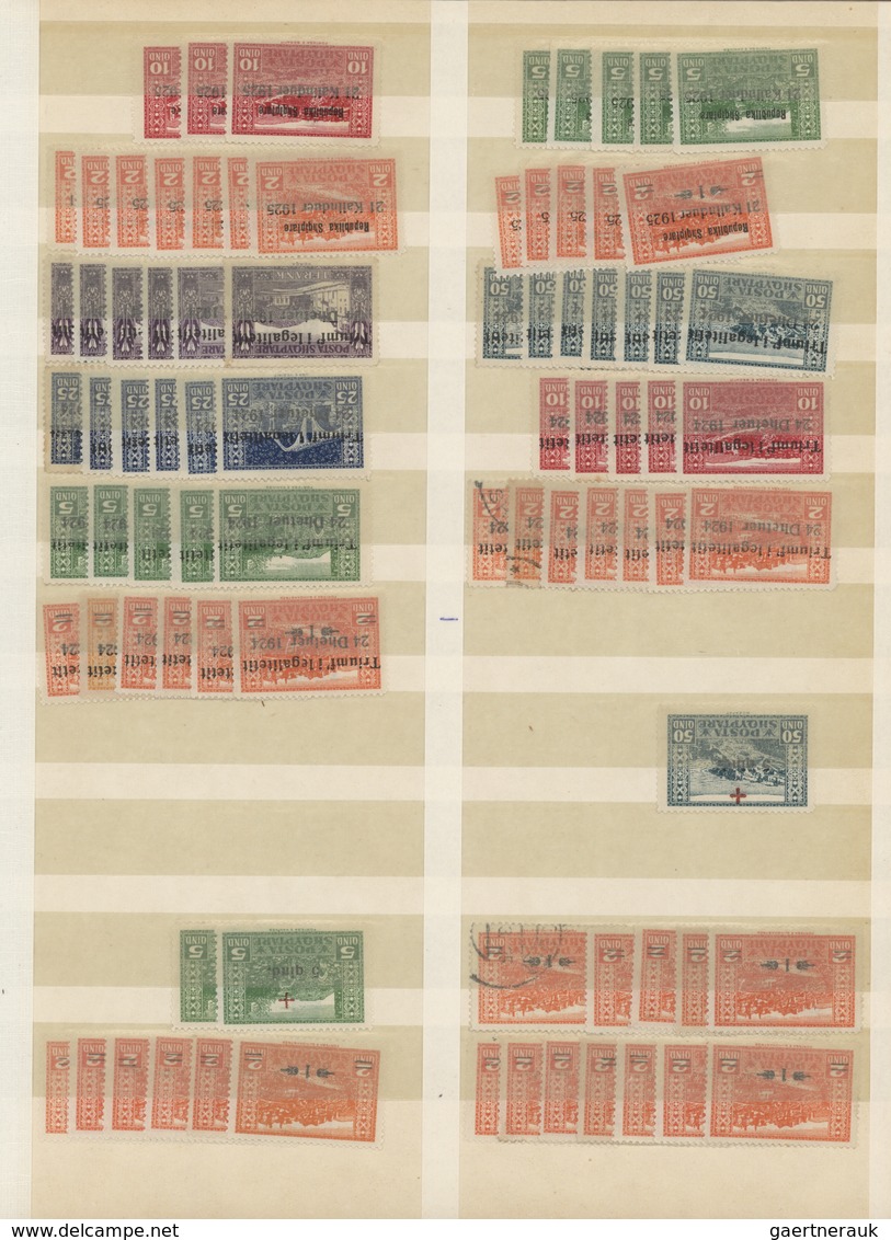 Albanien: 1913-95, Collection in three albums starting Turkey overprints (few doubtful), early Alban