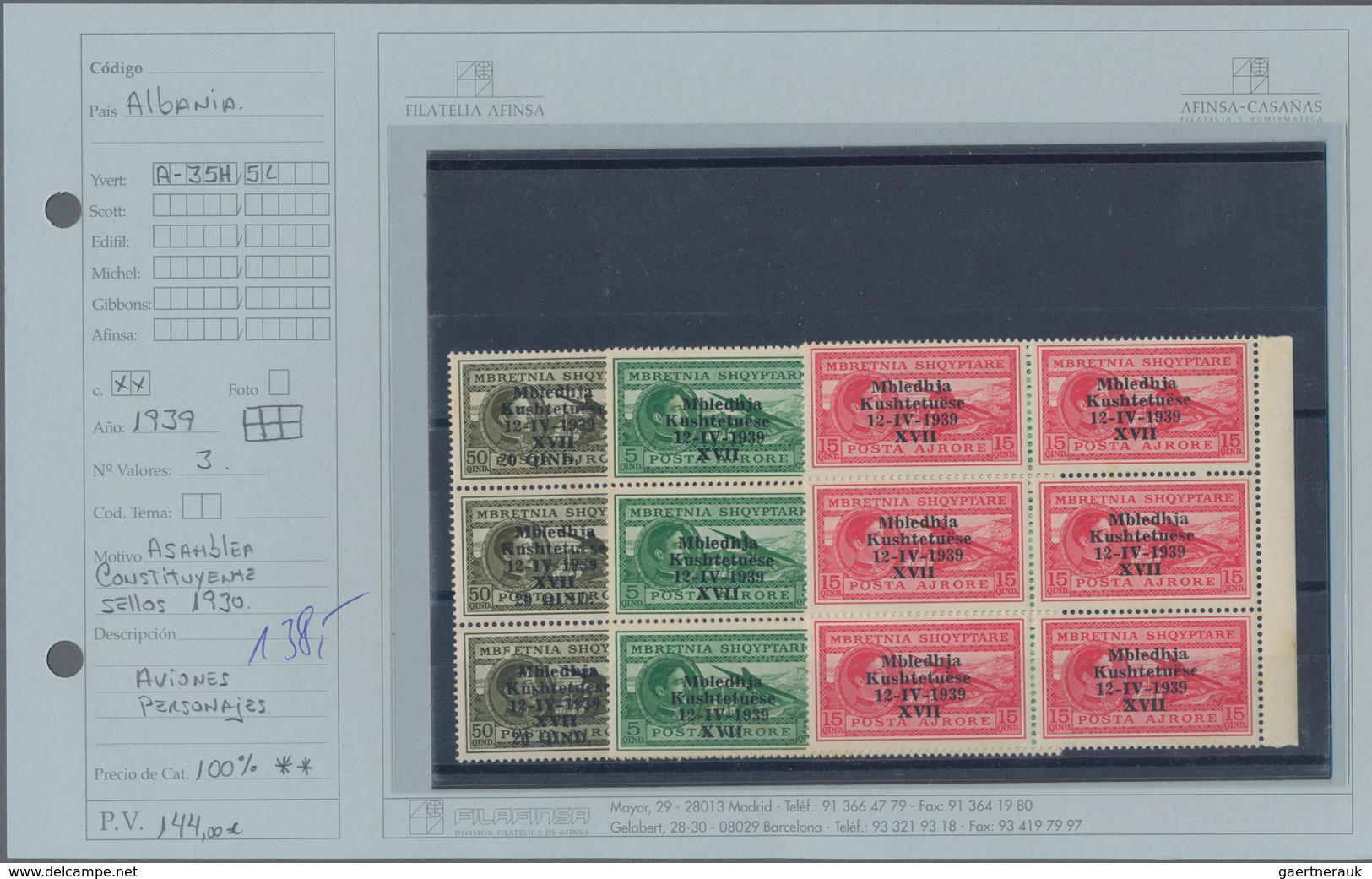 Albanien: 1922/1994, Collection/accumulation On Stockcards Sorted By Years, Mostly Mint Never Hinged - Albania