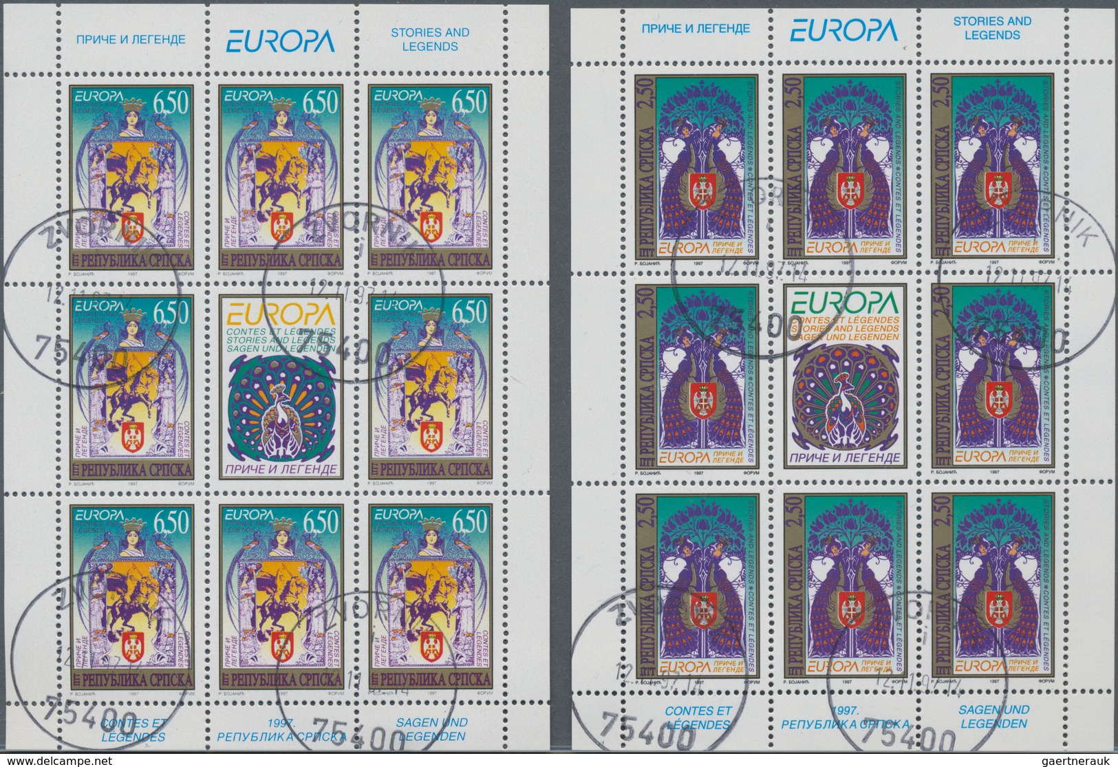 Bosnien Und Herzegowina - Serbische Republik: 1997/1998, Europa, 63 Sets 1997 (56 Of Them In Seven M - Bosnien-Herzegowina