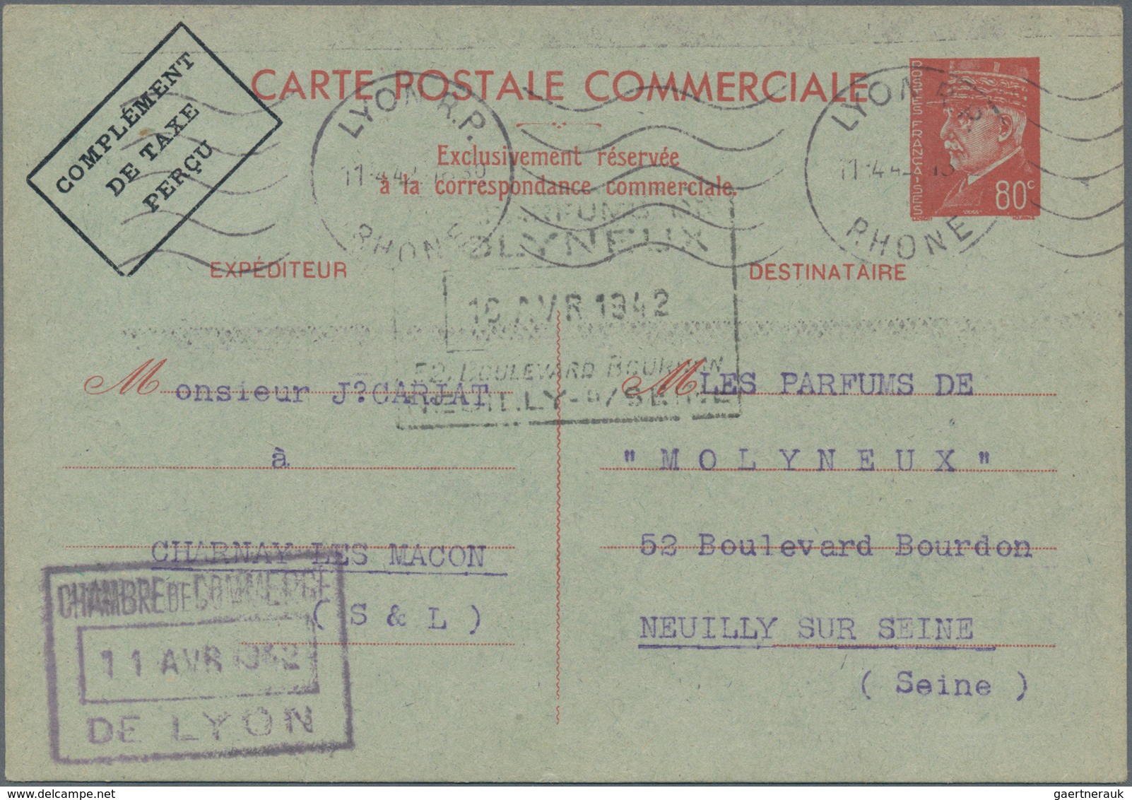 Frankreich: 1940/1944, 36 Covers And Cards Covering The Time Of The German Occupation In France With - Sammlungen