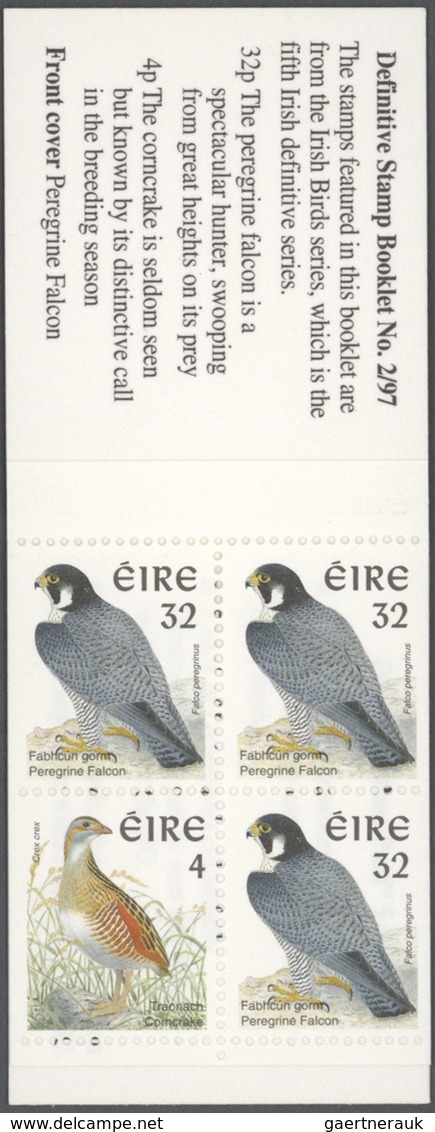 Irland: 1997/1998, 161 Booklets Of 11 Different Types (prestige Booklets And With The "Birds" Defini - Nuevos