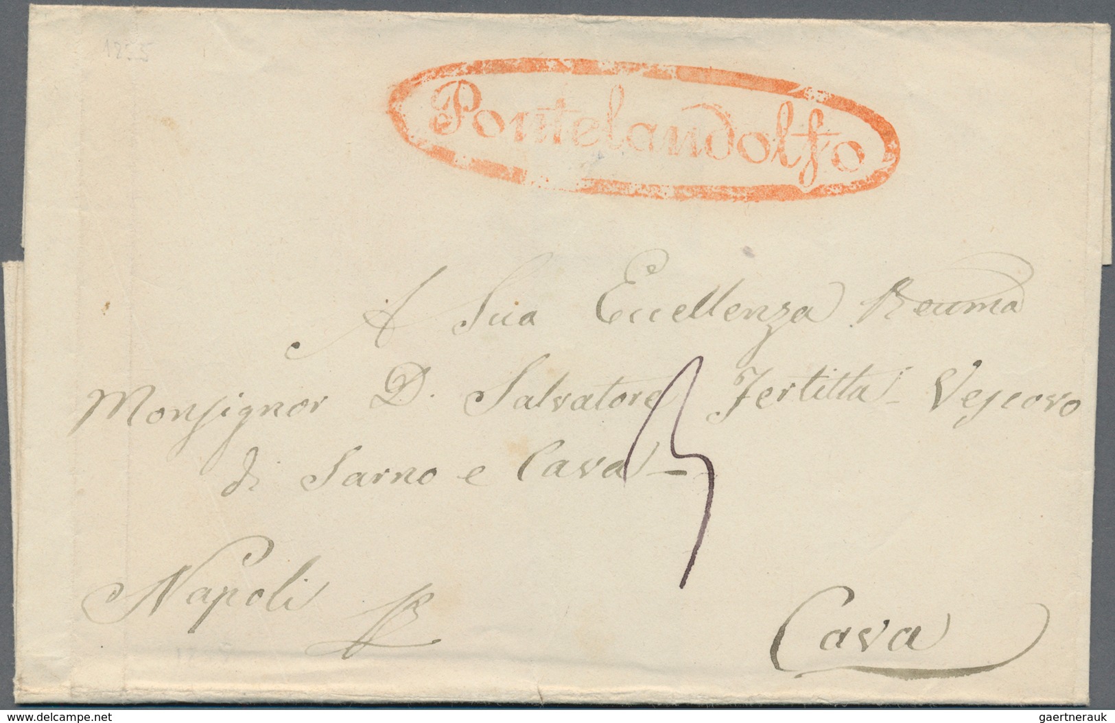 Italien - Vorphilatelie: 1750/1860, Comprehensive Collection With Ca.400 Letter-sheets, Comprising I - 1. ...-1850 Prephilately