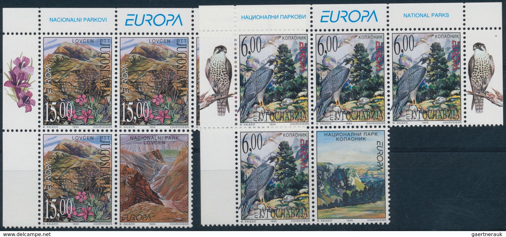 Jugoslawien: 1996/2000 (ca.), Substantial Accumulation Mostly MNH With Many Duplicated Sets, Souveni - Sonstige & Ohne Zuordnung