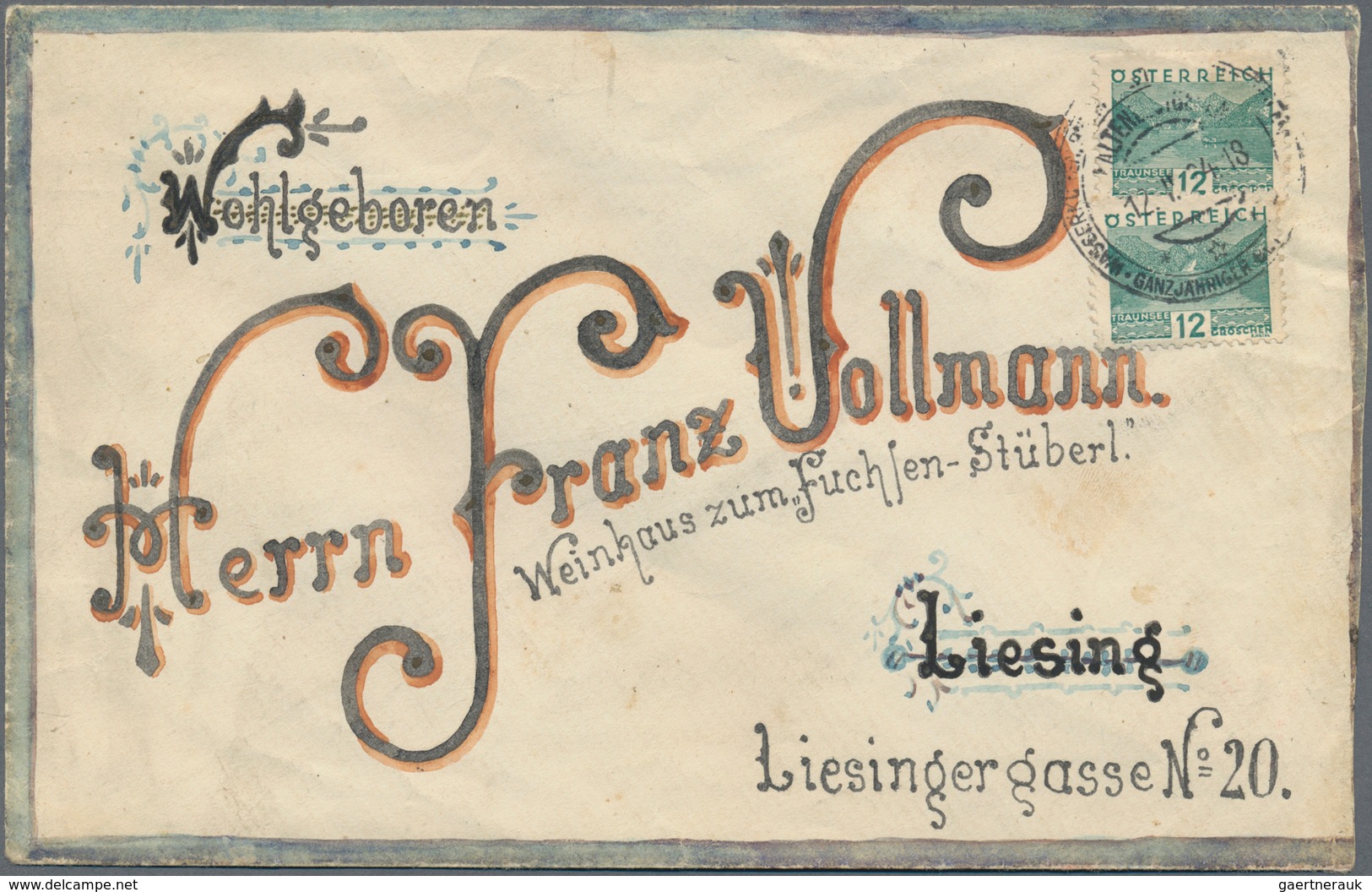 Österreich: 1820/1990 (ca.), vielseitig strukturierter Bestand von (vorsichtig geschätzt) ca. 1.5000