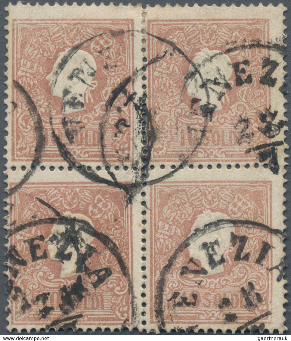 Österreich - Lombardei Und Venetien: 1858/1862, Sehr Gehaltvoller Sammlungsbestand Mit Ca.240 Werten - Lombardo-Vénétie