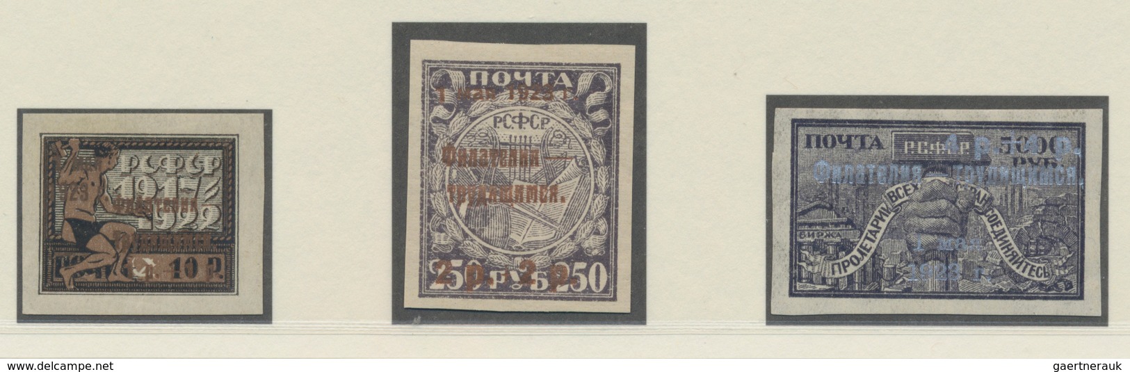 Russland: 1860's-2015: Comprehensive And Specialized Collection Of Mostly Mint Stamps And Souvenir S - Brieven En Documenten