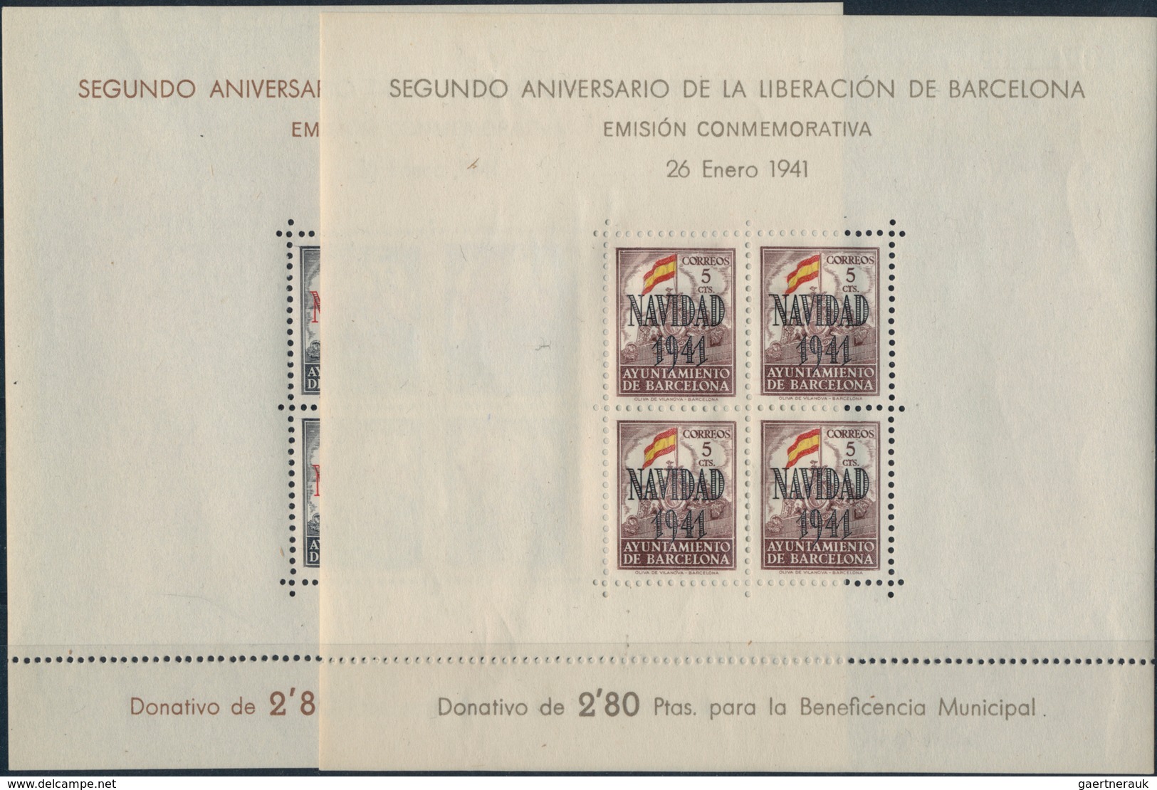 Spanien: 1938/1976 (ca.), Extensive Stock MNH On Stockcards And In Glasines Sorted By Years With Man - Gebraucht