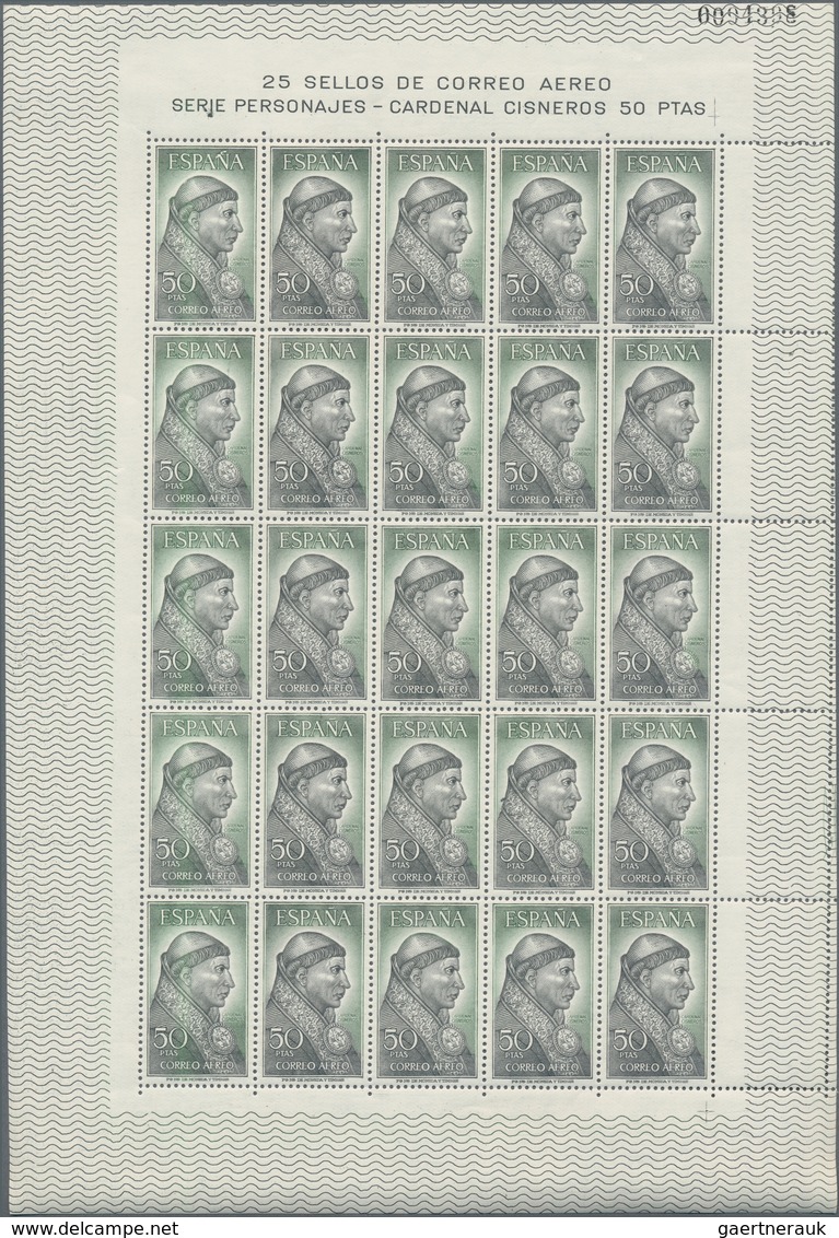 Spanien: 1955/1975, Stock Ex Edifil No. 1184/2299 MNH, That Has - According To The Enclosed List Of - Usati