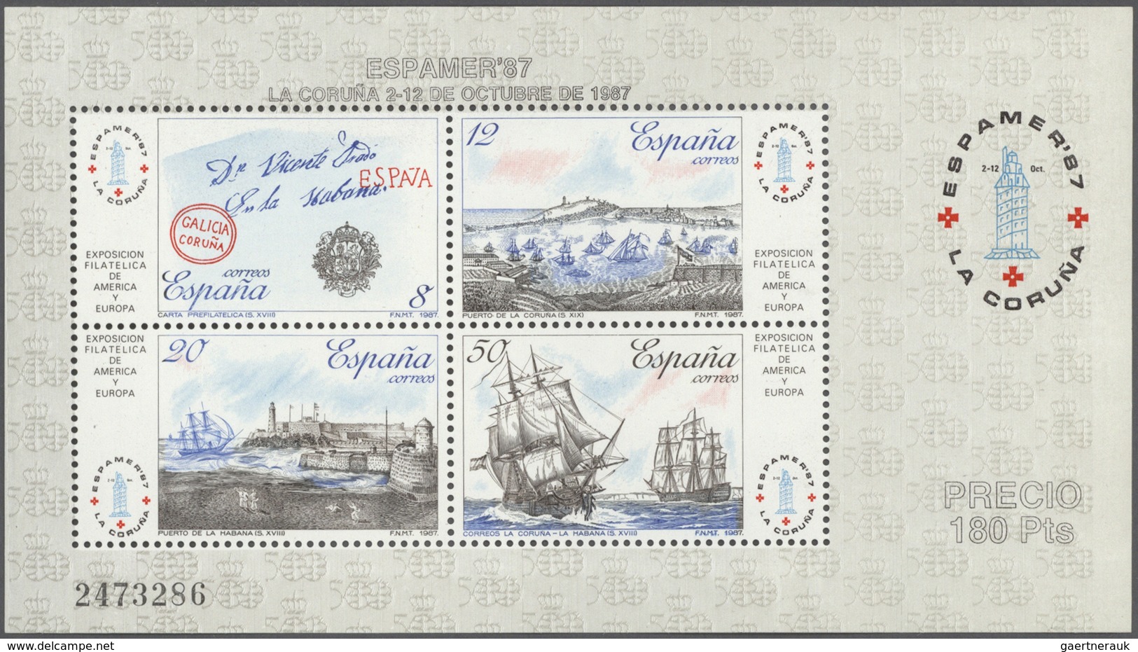 Spanien: 1955/1988 (ca.), Huge Stock MNH From The 1950s On In Glassines, Envelopes, Sheets And Parts - Usados