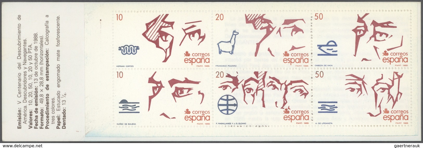 Spanien: 1955/1988 (ca.), Huge Stock MNH From The 1950s On In Glassines, Envelopes, Sheets And Parts - Gebruikt