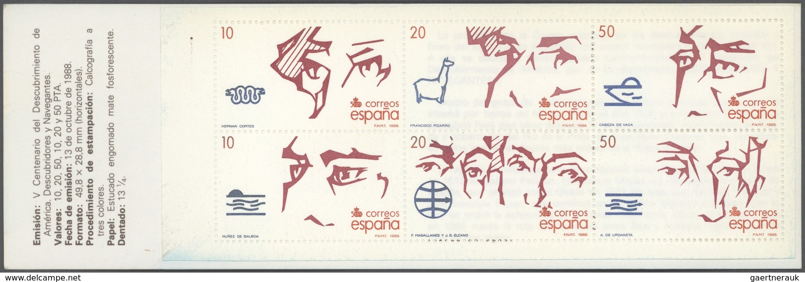 Spanien: 1955/1988 (ca.), Huge Stock MNH From The 1950s On In Glassines, Envelopes, Sheets And Parts - Gebraucht