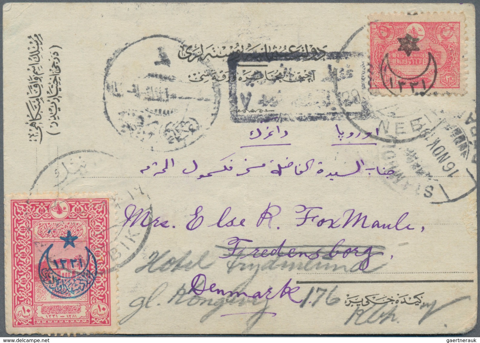 Türkei: 1885/1950, collection of about 53 turkish covers and cards and 38 interesting items from for