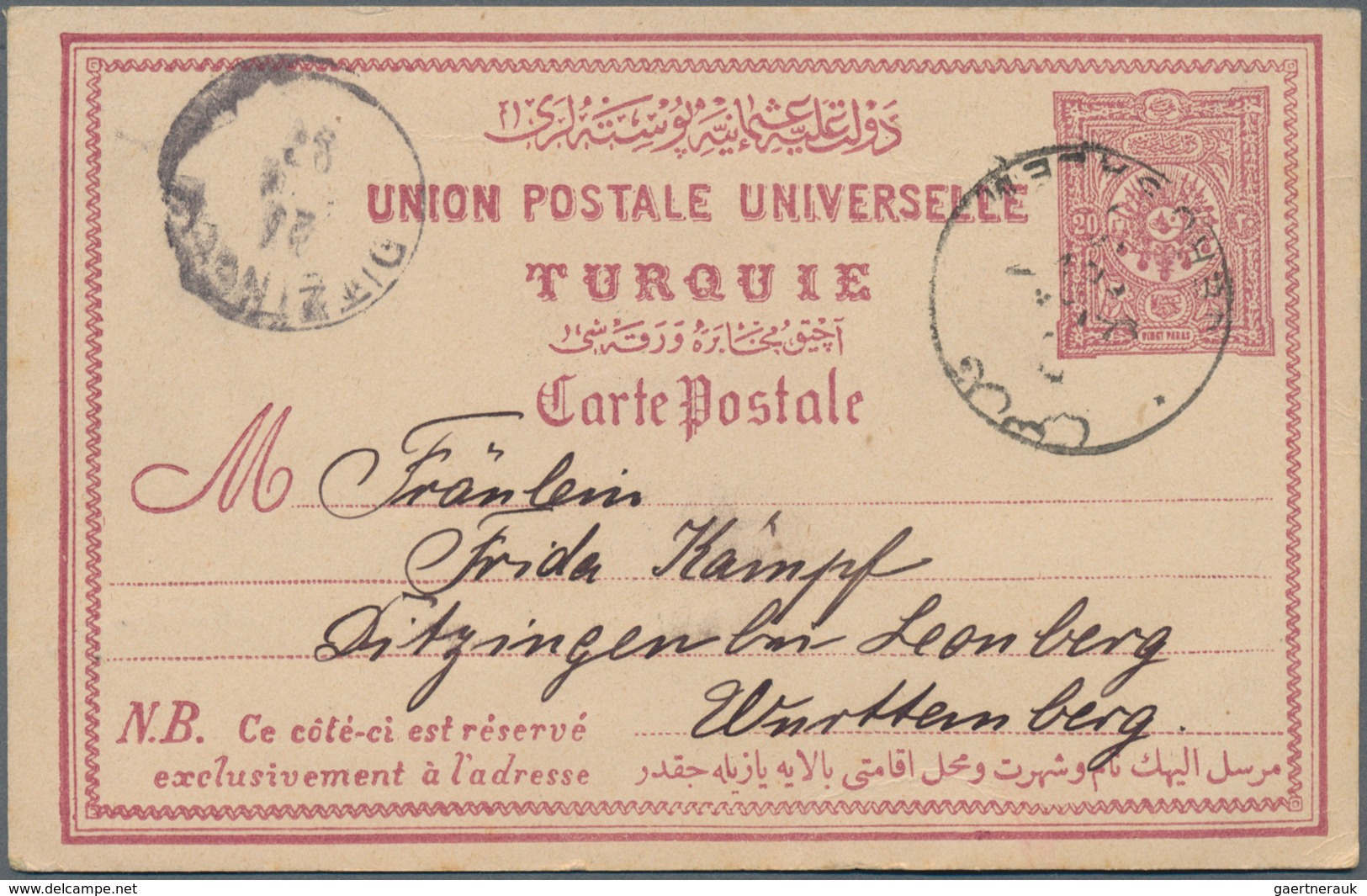 Türkei: 1885/1950, collection of about 53 turkish covers and cards and 38 interesting items from for