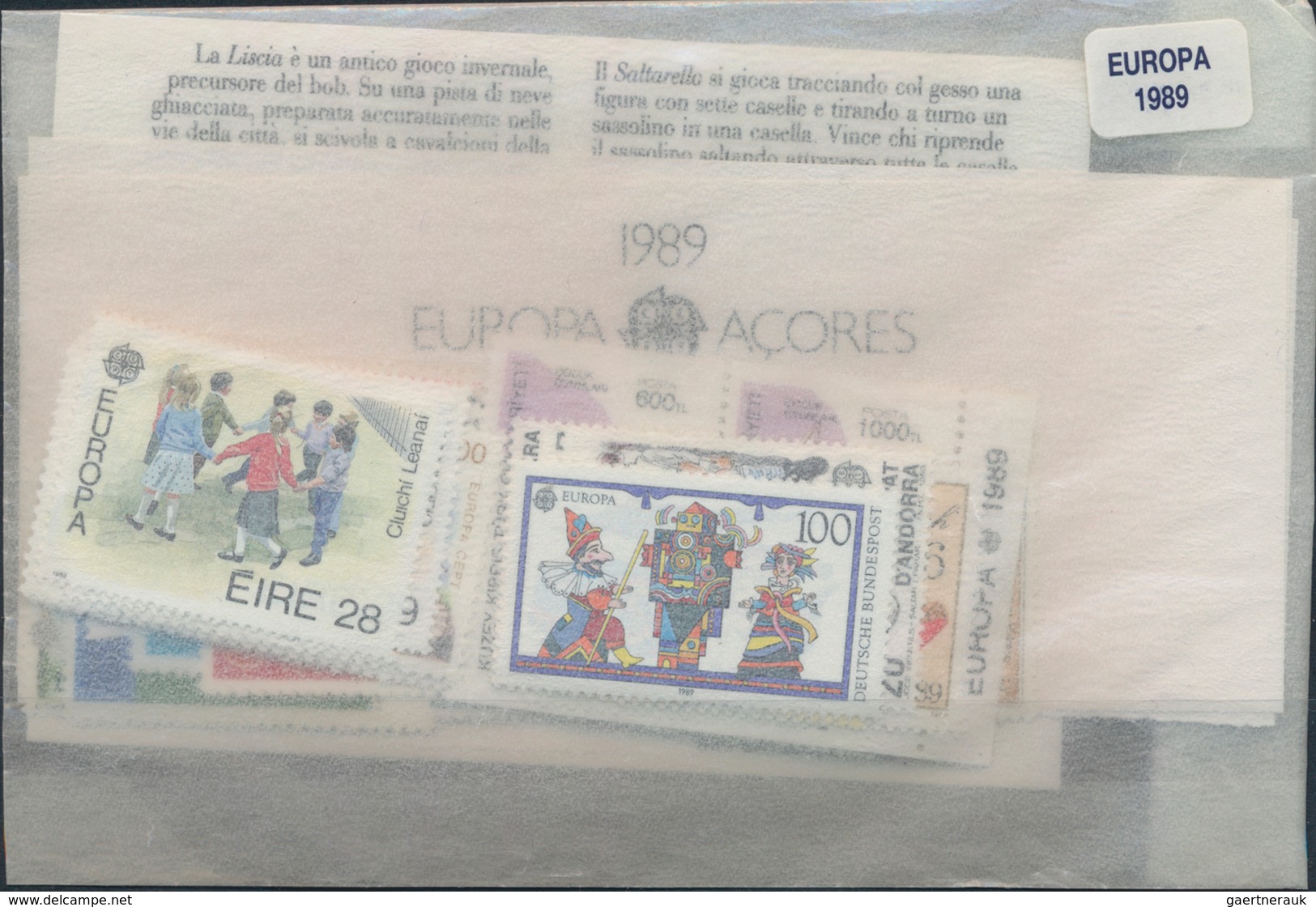 Europa-Union (CEPT): 1956/1992 (ca.), MNH Material On Ca. 300 To 350 Stockcards With Many Better Iss - Andere-Europa