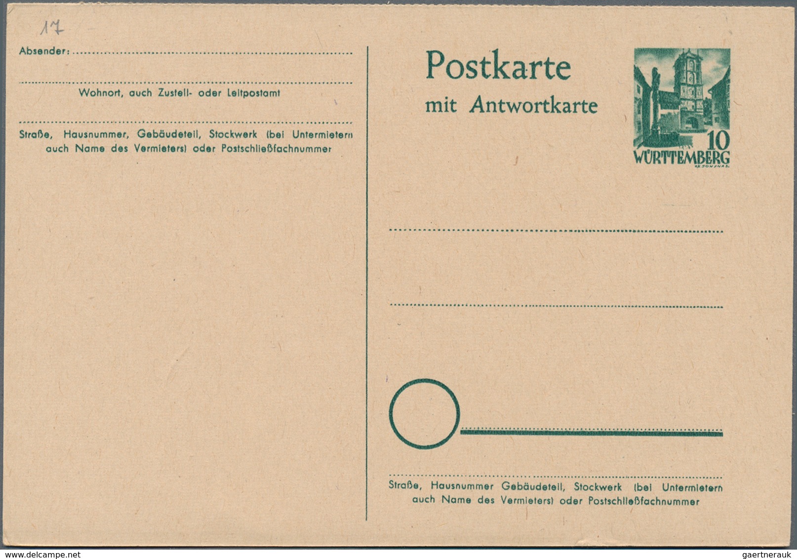 Württemberg - Marken Und Briefe: 1855/1960 (ca.), Vielseitiges Konvolut Ab Kreuzerzeit Bis Nachkrieg - Sonstige & Ohne Zuordnung