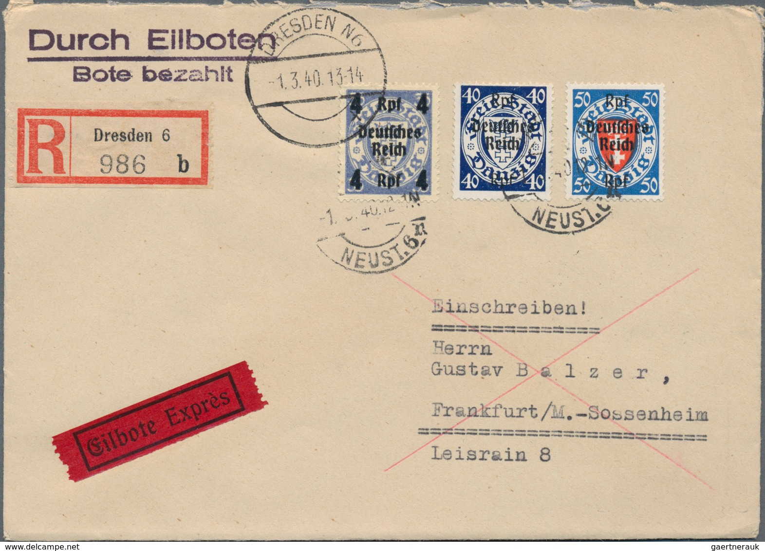Deutsches Reich: 1872/1945, Substanziell Guter Und Sehr Ergiebiger Posten Von Einigen Tausend Briefe - Sammlungen