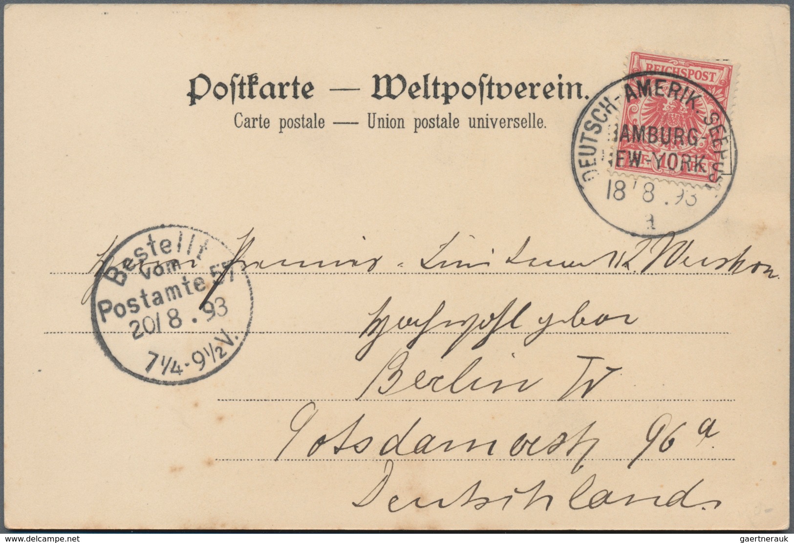 Deutsches Reich: 1874/1944, Reichhaltiger Bestand Von Einigen Hundert Briefen Und Karten Kaiserreich - Verzamelingen