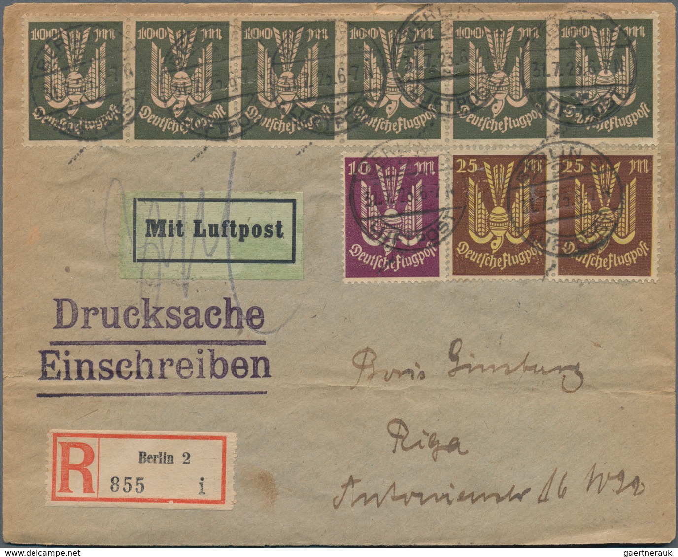 Deutsches Reich: 1874/1944, reichhaltiger Bestand von einigen hundert Briefen und Karten Kaiserreich