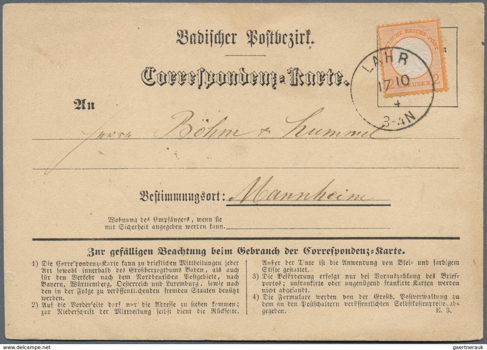 Deutsches Reich - Brustschild: 1872/1875, außergewöhnliche TOP-SAMMLUNG von 151 Briefen und Karten m