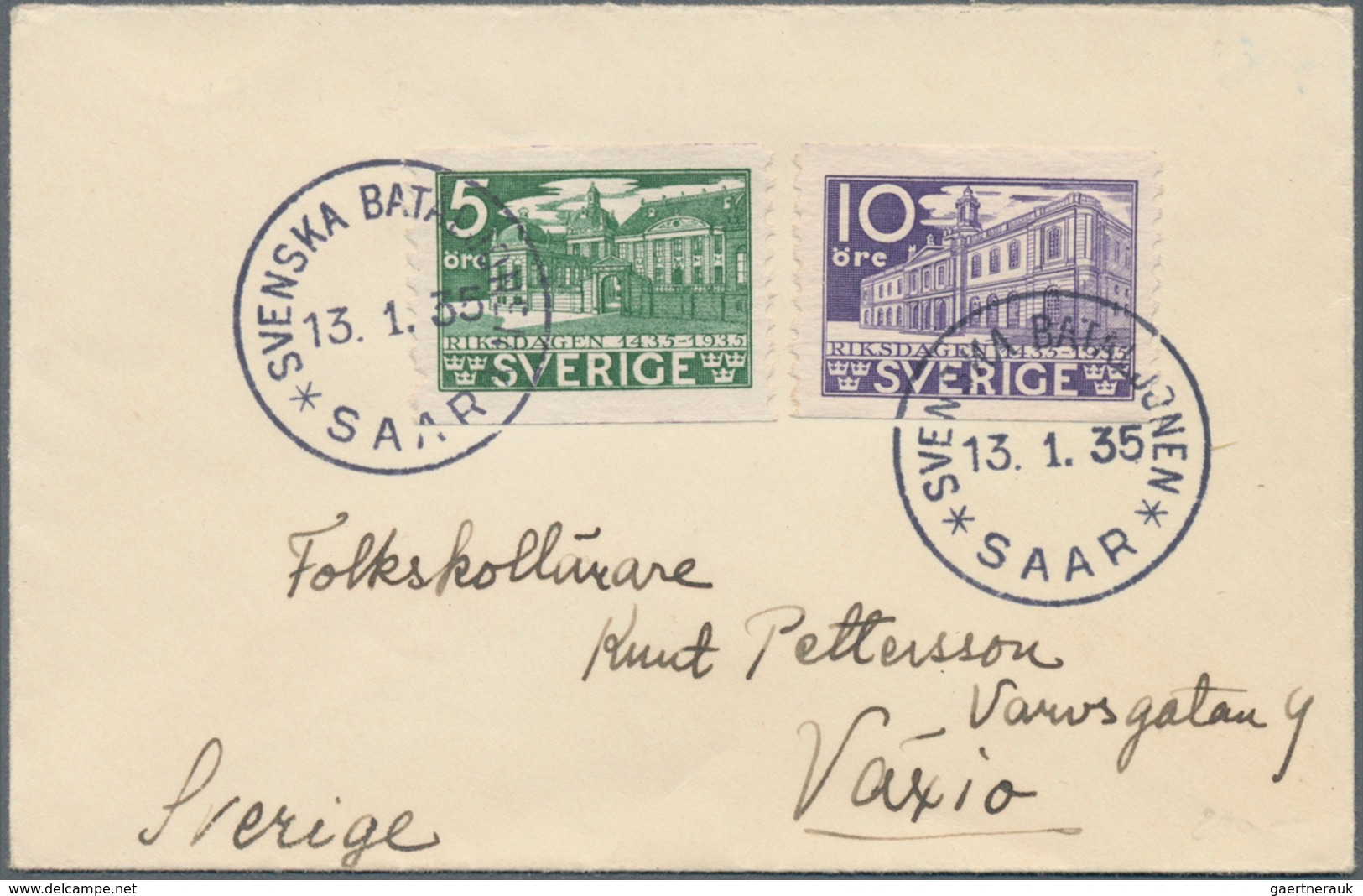 Deutsche Abstimmungsgebiete: Saargebiet: 1920/1956, Alt- Und Neusaar, Partie Von Ca. 105 Briefen Und - Ungebraucht