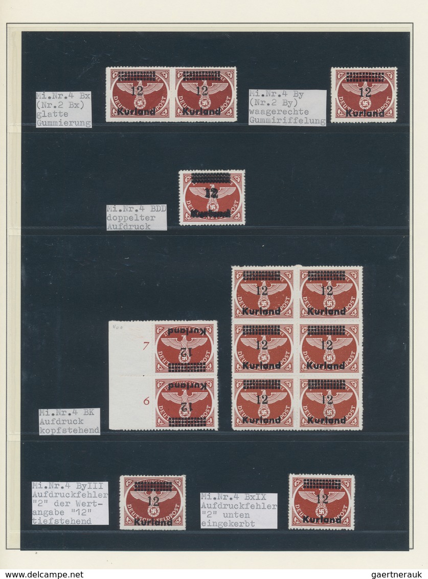 Dt. Besetzung II WK - Kurland: 1941/1945, Dt.Besetzung WK II in Lettland und insbesondere Kurland, u