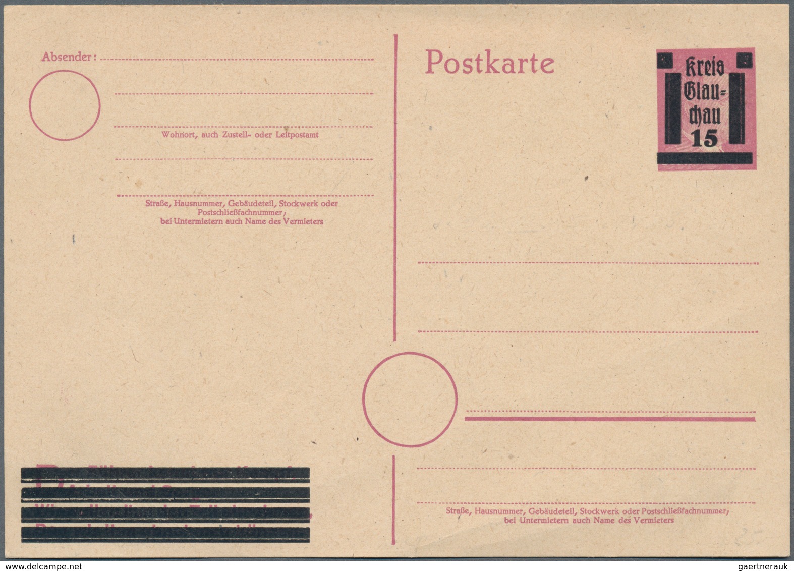 Deutschland Nach 1945: 1945/1950, Posten Von 1.000/1.5000 Meist Ungebrauchten Ganzsachenkarten, Dabe - Colecciones