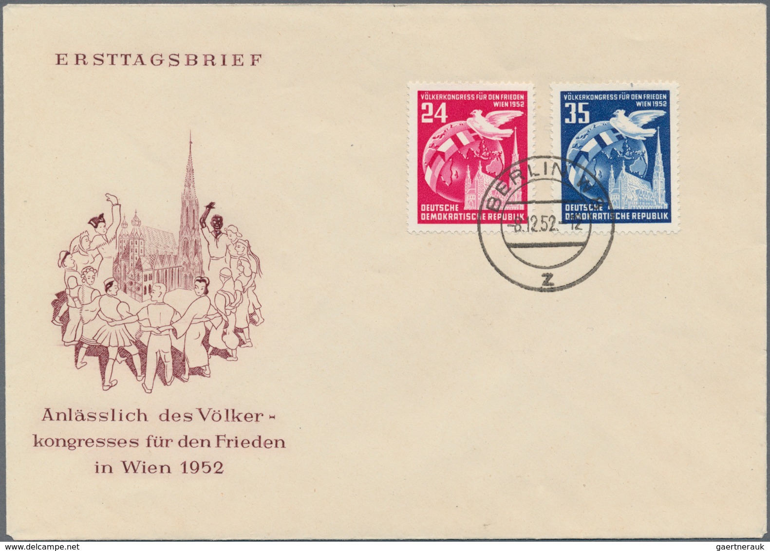 Deutschland nach 1945: 1949/2018, Bestand von vorrangig F.D.C. in 10 Alben bzw. Ordnern, dabei DDR m