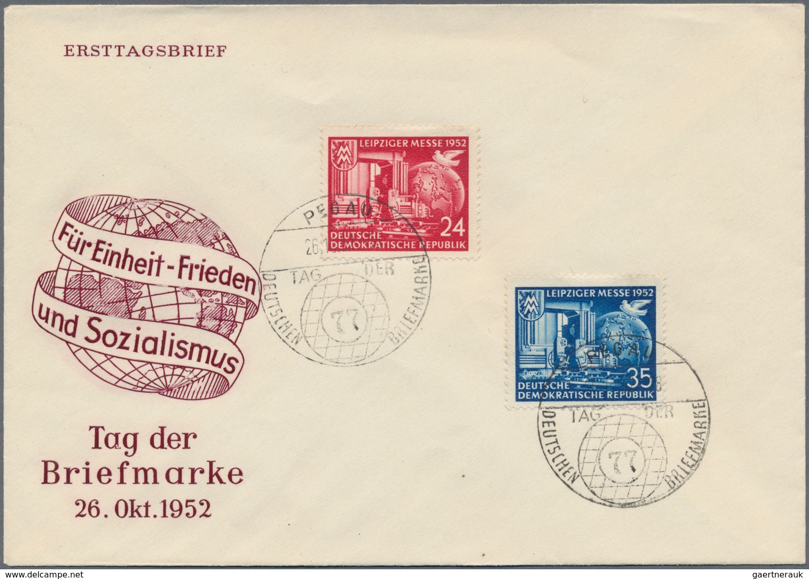 Deutschland nach 1945: 1949/2018, Bestand von vorrangig F.D.C. in 10 Alben bzw. Ordnern, dabei DDR m