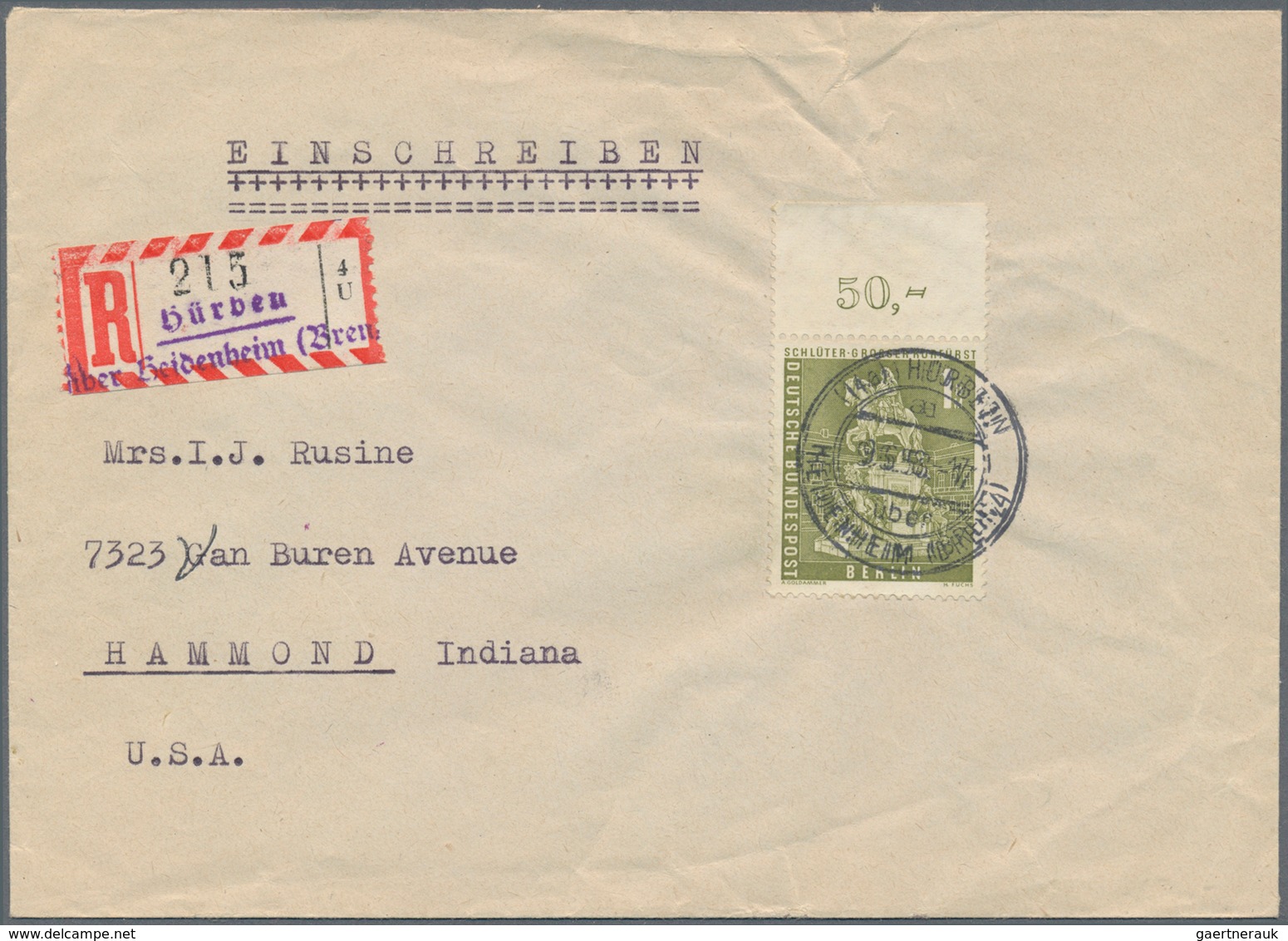 Berlin: 1947/1990, Reichhaltiger Und Vielseitiger Bestand Von (vorsichtig Geschätzt) Ca. 500 Briefen - Brieven En Documenten