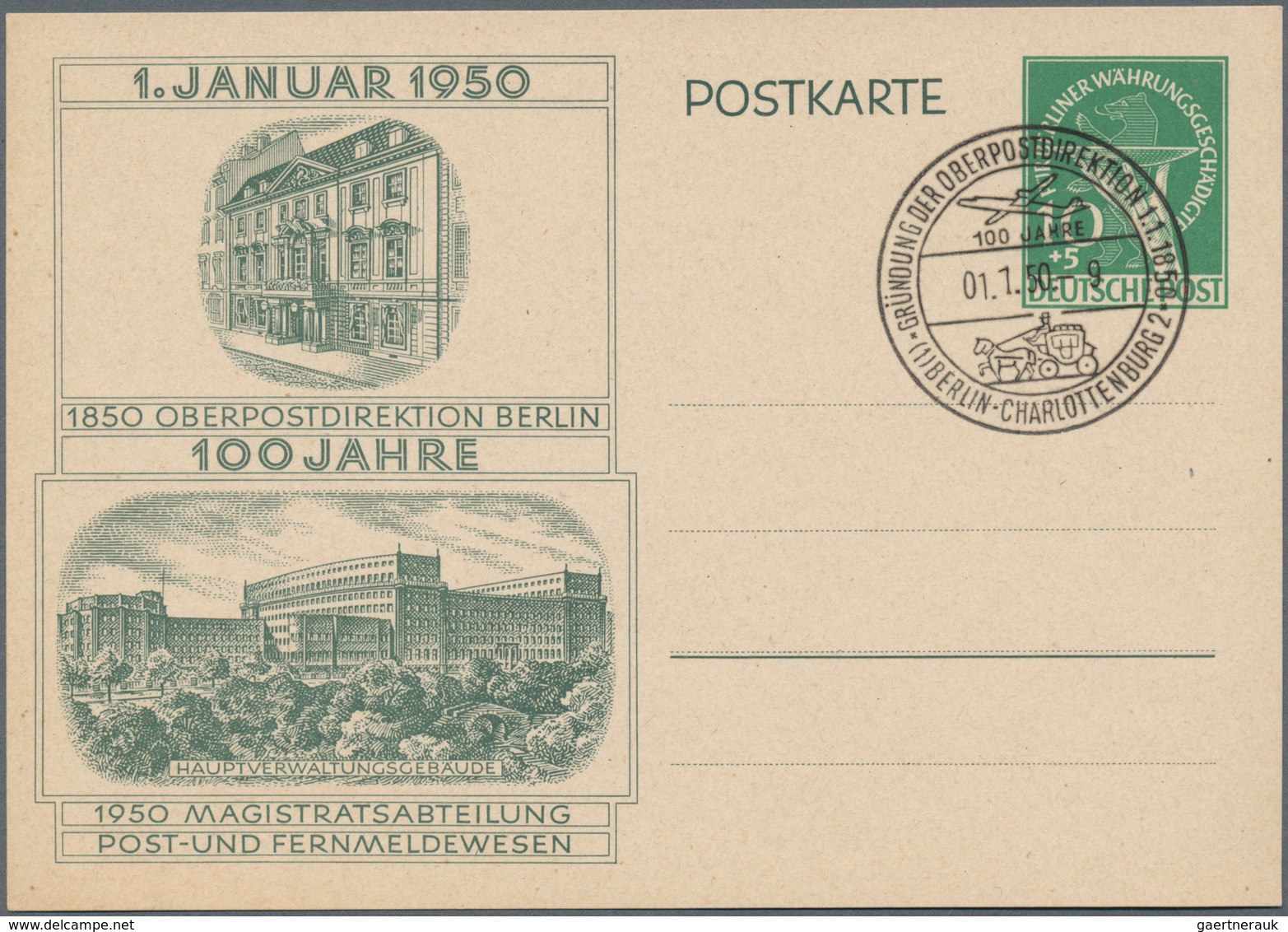 Berlin - Ganzsachen: 1948/1990, Reichhaltiger Und Sauber Sortierter Bestand Von (vorsichtig Geschätz - Andere & Zonder Classificatie