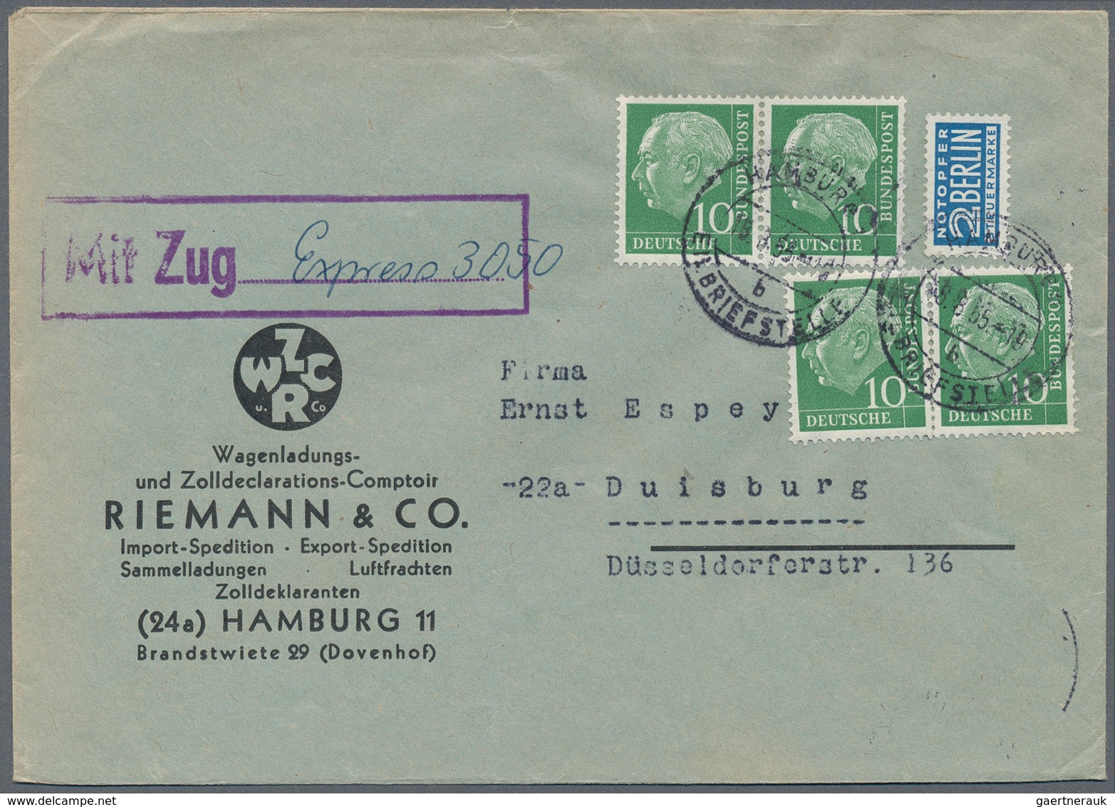 Bundesrepublik Deutschland: 1948/85 (ca.), Posten Von Ca. 60 Aussergewöhnlichen Ehemaligen Einzellos - Verzamelingen