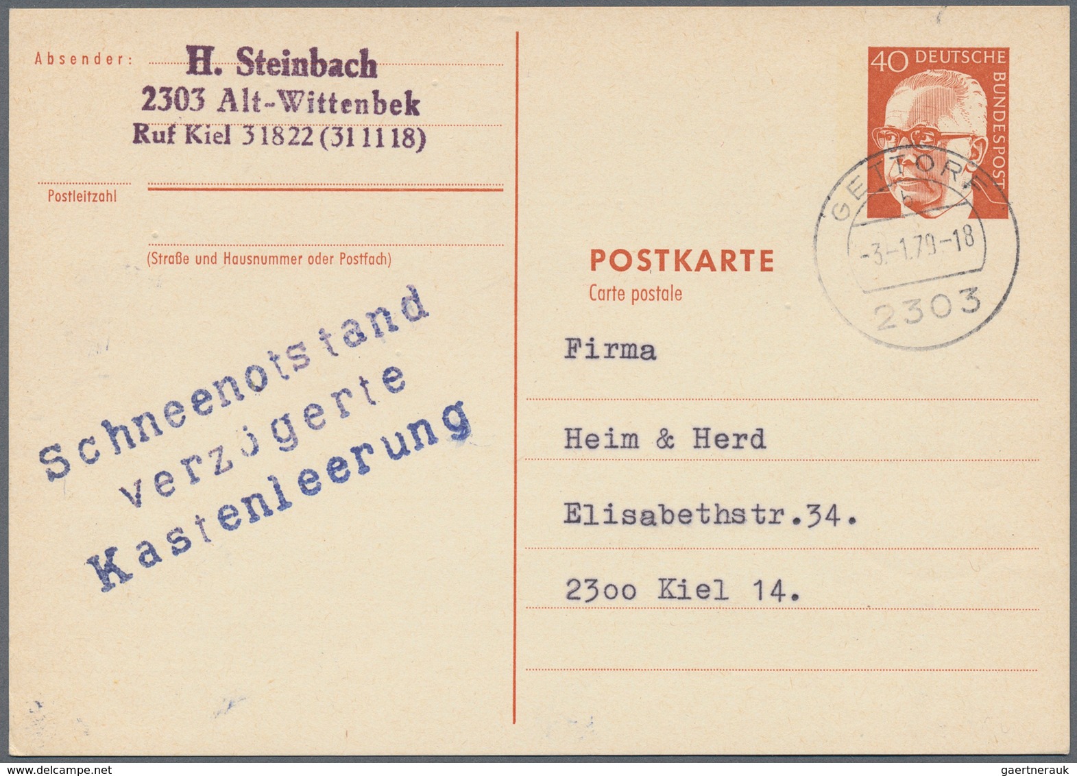 Bundesrepublik Deutschland: 1948/85 (ca.), Posten von ca. 60 aussergewöhnlichen ehemaligen Einzellos