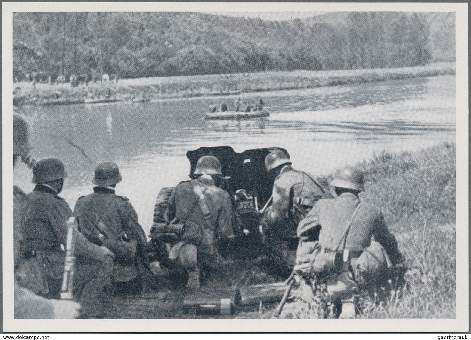 Ansichtskarten: Propaganda: 1942, DEUTSCHES HEER, zwei Werbeschreiben mit dem Bild von Ritterkreuztr