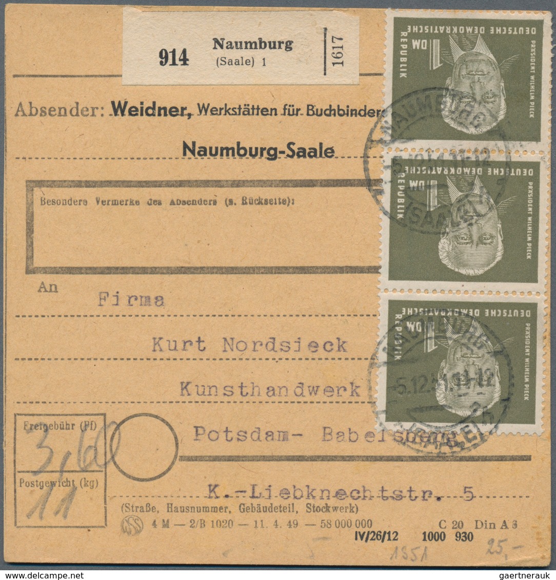 Deutschland: 1760 Ab Ca., Umfangreiche Heimatsammlung Von Naumburg A.d.Saale Mit Ca.600 Belegen In A - Verzamelingen