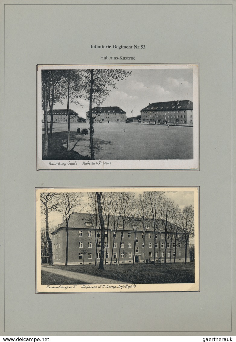 Deutschland: 1780 Ab, GARNISONSSTADT NAUMBURG A.d.SAALE, Attraktive Und Gehaltvolle Sammlung Mit Ca. - Colecciones