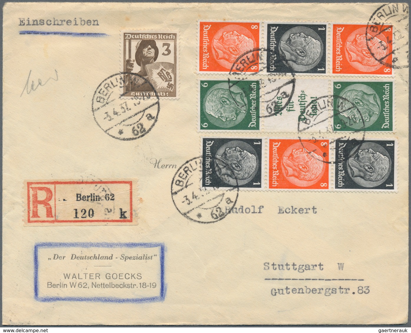 Deutschland: 1860-1960, Partie mit zumeist deutschen Briefen, Belegen, Ganzsachen und Ansichtskarten
