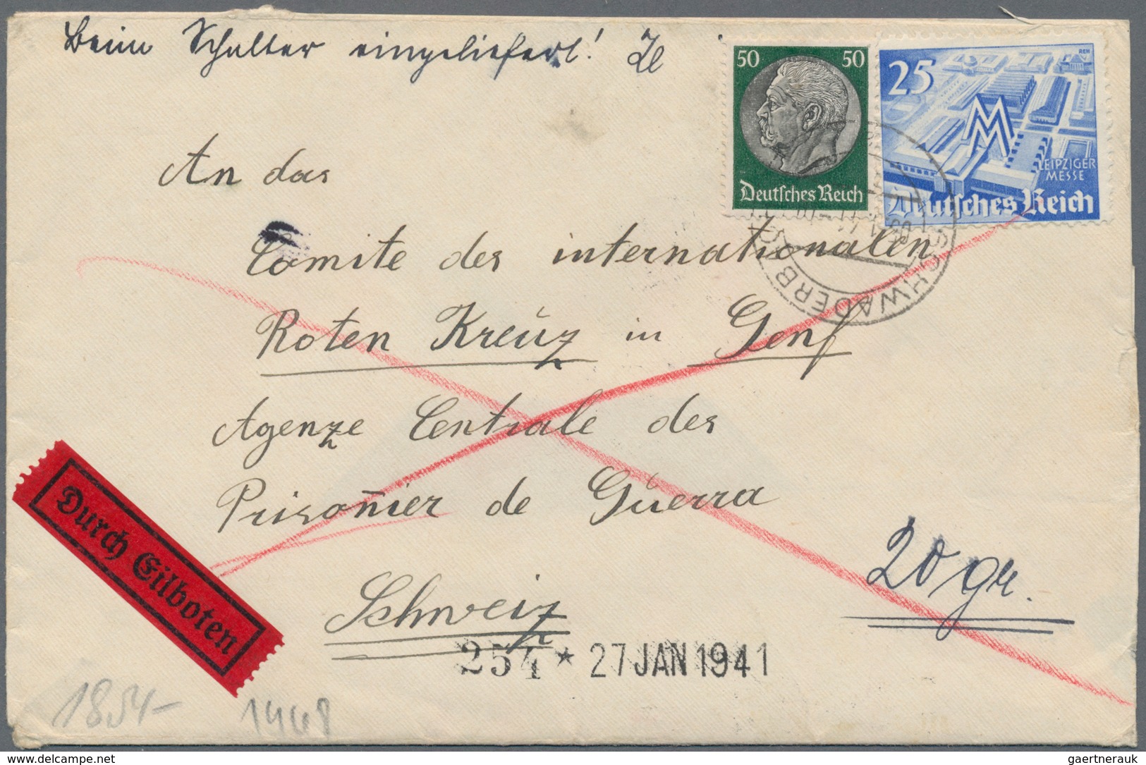 Deutschland: 1870-1960, Briefebestand mit viel Nachkriegsdeutschland, Feldpost, Rotes Kreuz, FDC etc