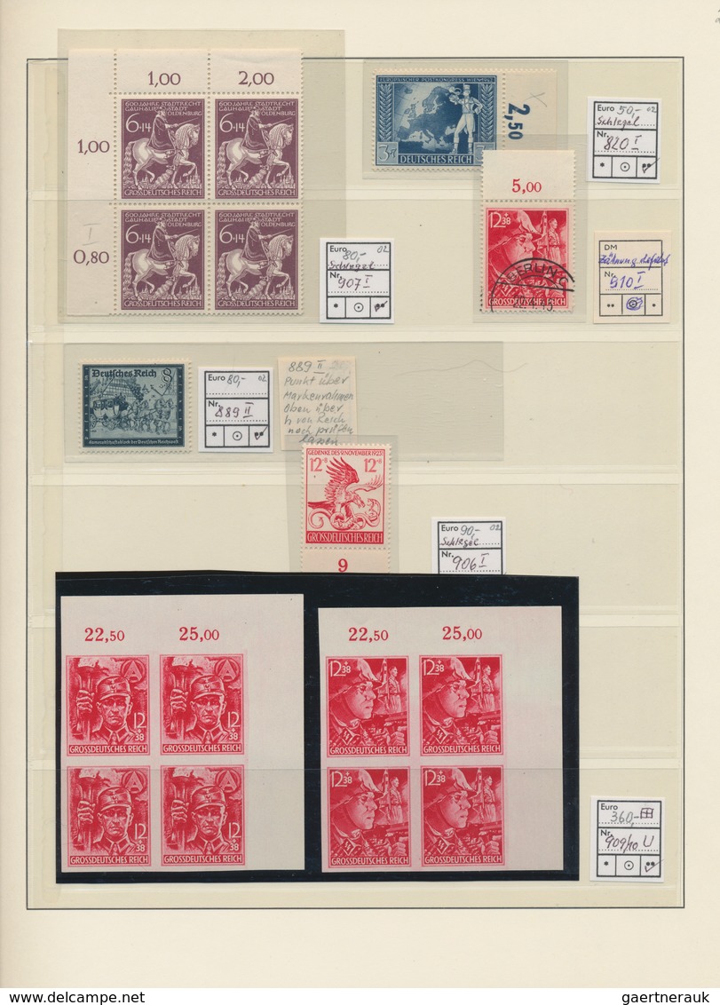 Deutschland: 1875/1990 Ca., Umfangreicher Und Gehaltvoller Sammlungsbestand Mit Vielen Hundert Geprü - Verzamelingen