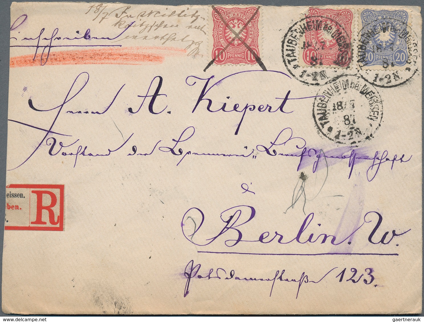 Deutschland: 1900/1960 (ca.), Partie Von Ca. 34 Briefen Und Karten, Unterschiedliche Bedarfserhaltun - Collections