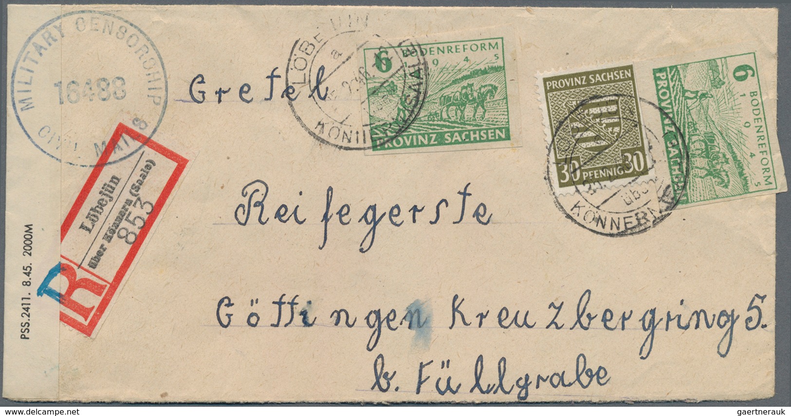 Deutschland: 1920-1960, Großer Karton Mit Mehreren Tausend Briefen Und Ganzsachen, Dabei Neben Einfa - Colecciones