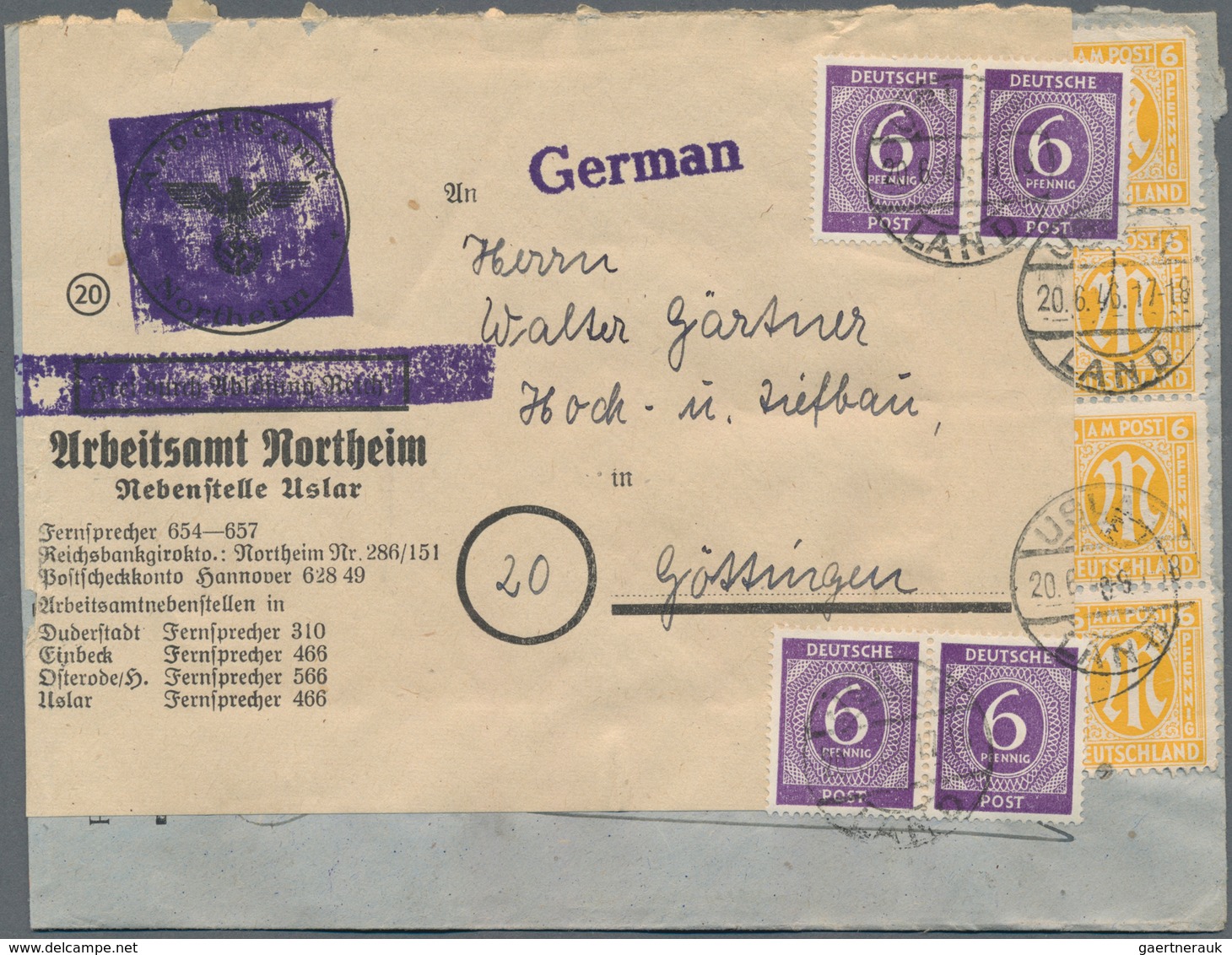 Deutschland: 1920-1960, Großer Karton Mit Mehreren Tausend Briefen Und Ganzsachen, Dabei Neben Einfa - Collections