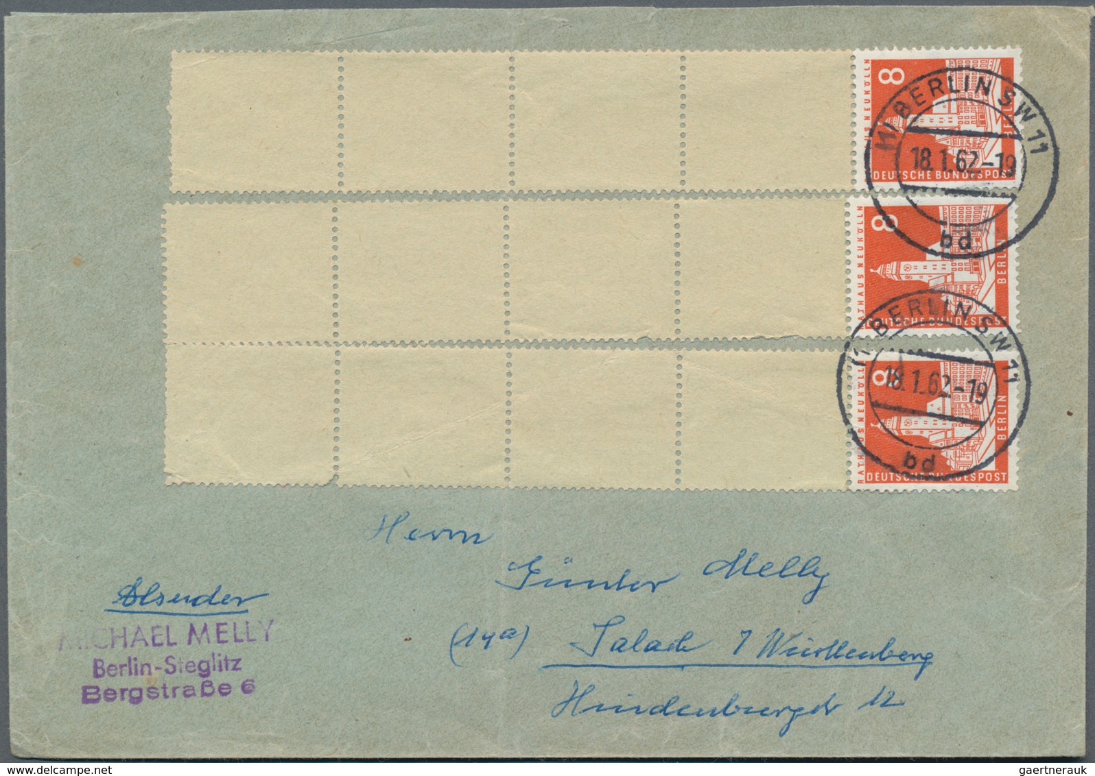 Deutschland: 1922/1999, ROLLENMARKEN, Sauberer Bestand Ab Einigen Teilrollen Dt.Reich/Infla (mit All - Sammlungen