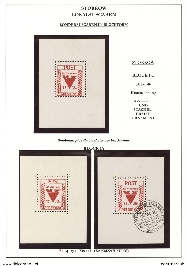Deutschland: 1930-1962, Block Ausgaben, Zumeist Postfrische Blöcke Ab Iposta, Nothilfe 1933, Besetzu - Sammlungen
