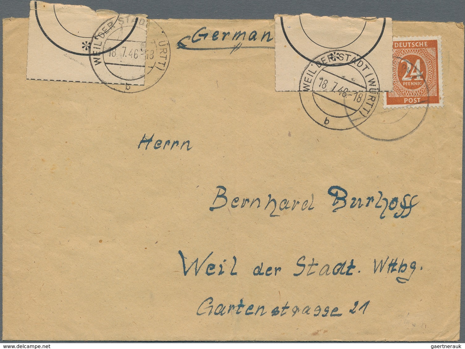 Deutschland - Besonderheiten: 1889 Ab, BESCHÄDIGTE Und UNZUSTELLBARE POST, Interessante Sammlung Mit - Andere & Zonder Classificatie