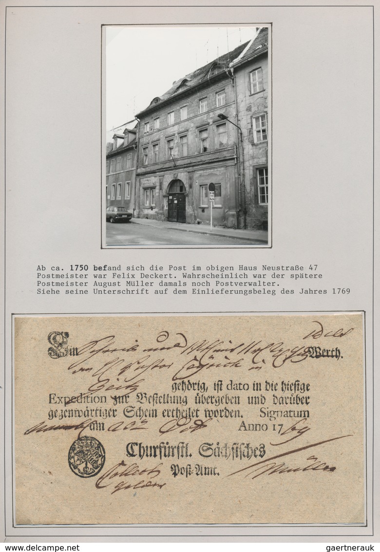 Heimat: Sachsen-Anhalt: NAUMBURG A.d.Saale, 1614/1932, Sehr Gehaltvolle Heimatsammlung Mit Ca.100 Be - Other & Unclassified